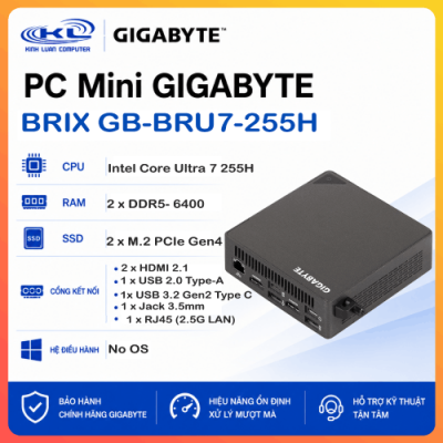 PC Mini GIGABYTE BRIX GB-BRU7-255H