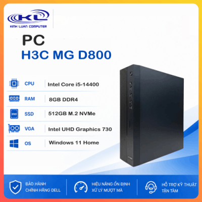 Máy tính để bàn H3C MG D800 (H610M7-8LH-WI5)