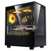 CASE DARK FLASH DB330M BLACK GLASS( NO FAN)