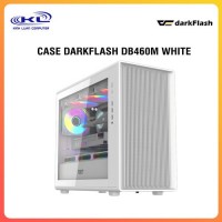 CASE DARKFLASH DB460M WHITE  (Full M-ATX, SẴN 4FAN)
