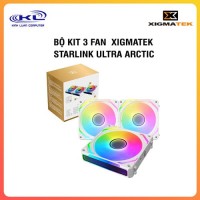 BỘ KIT 3 FAN XIGMATEK STARLINK ULTRA ARCTIC ARGB
