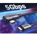 Cáp USB Type-C to Type-C bẻ góc 90 Ugreen 90629 (US551)