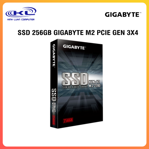SSD Gigabyte 256GB M.2 2280 NVMe Gen3 x4 SSD Gigabyte 256GB M.2 2280 NVMe Gen3 x4
