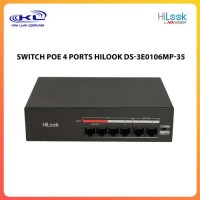 Switch POE 4 ports Hilook DS-3E0106MP-35 Switch POE 4 ports Hilook DS-3E0106MP-35