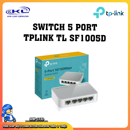 Switch TP-Link 5Port 100Mbps TL-SF1005D Switch TP-Link 5Port 100Mbps TL-SF1005D