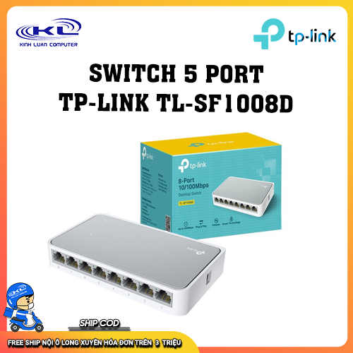 Switch TP-Link TL-SF1008D 8 port Switch TP-Link TL-SF1008D 8 port