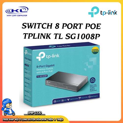 Switch TP-Link TL-SG1008P 8 port Poe Switch TP-Link TL-SG1008P 8 port Poe