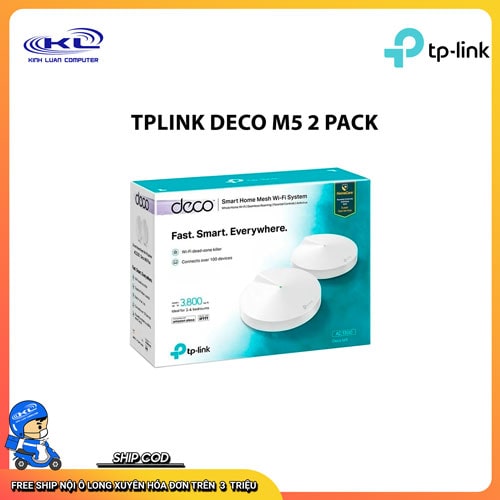 Wi-Fi Mesh TPlink DECO M5 2 PACK Wi-Fi Mesh TPlink DECO M5 2 PACK