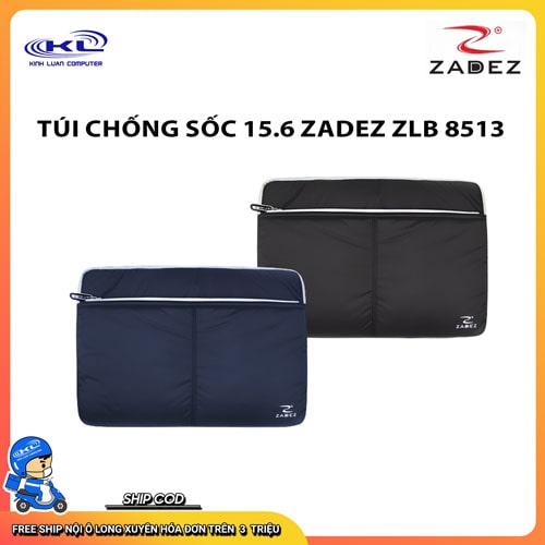 Túi chống sốc 15.6" ZLB-8513( Đen, Xanh) Túi chống sốc 15.6" ZLB-8513( Đen, Xanh)