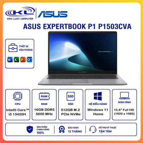 Laptop ASUS ExpertBook P1 P1503CVA-S71559W Laptop ASUS ExpertBook P1 P1503CVA-S71559W