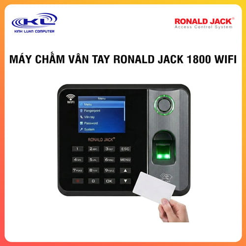 MÁY CHẤM VÂN TAY RONALD JACK 1800 WIFI MÁY CHẤM VÂN TAY RONALD JACK 1800 WIFI