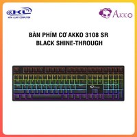 Bàn phím cơ Akko 3108 SR Black Shine-Through