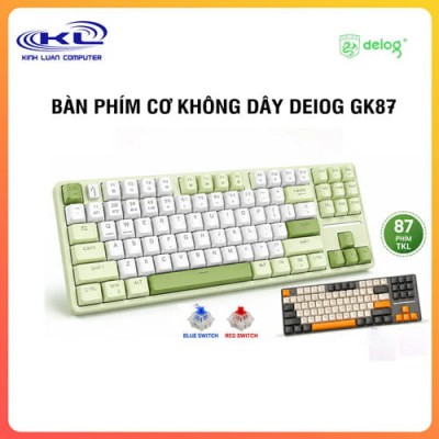 Bàn phím cơ không dây DEIOG GK87 Bàn phím cơ không dây DEIOG GK87