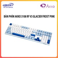 Bàn phím AKKO 3108 RF V3 Glacier Frost Pink