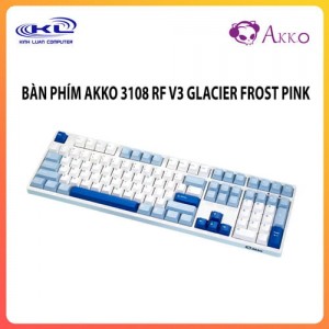 Bàn phím AKKO 3108 RF V3 Glacier Frost Pink