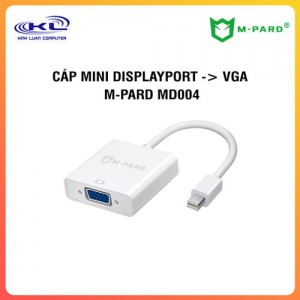 Cáp Mini DisplayPort -> VGA M-PARD MD004