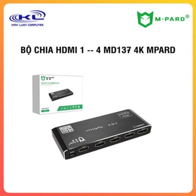 Bộ chia HDMI 1--- 4 M-PARD MD137 Bộ chia HDMI 1--- 4 M-PARD MD137