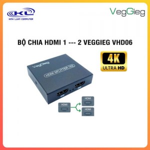 Bộ chia HDMI 1 --- 2 VegGieg VHD06