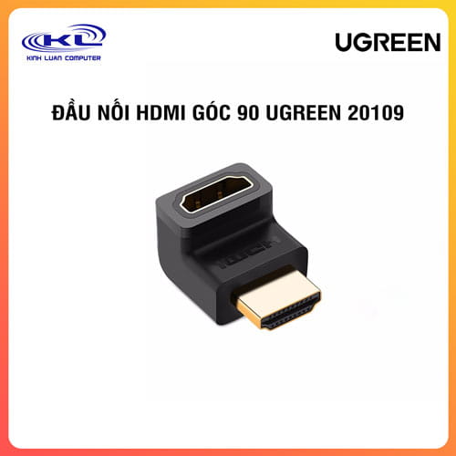 Đầu nối HDMI góc 90 Ugreen 20109 Đầu nối HDMI góc 90 Ugreen 20109