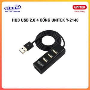 Hub  USB 2.0 4 cổng UNITEK Y-2140