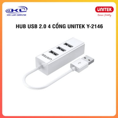 Hub USB 2.0 4 cổng UNITEK Y-2146