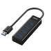 Hub ---> 4 USB3.0 UNITEK Y-3098LBK