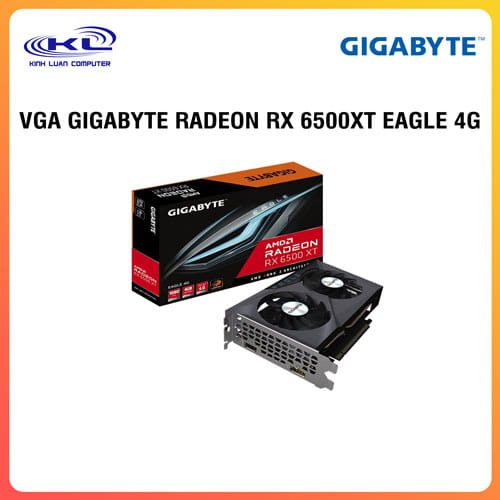 Card màn hình GIGABYTE Radeon RX 6500 XT EAGLE 4G (GV-R65XTEAGLE-4GD) Card màn hình GIGABYTE Radeon RX 6500 XT EAGLE 4G (GV-R65XTEAGLE-4GD)