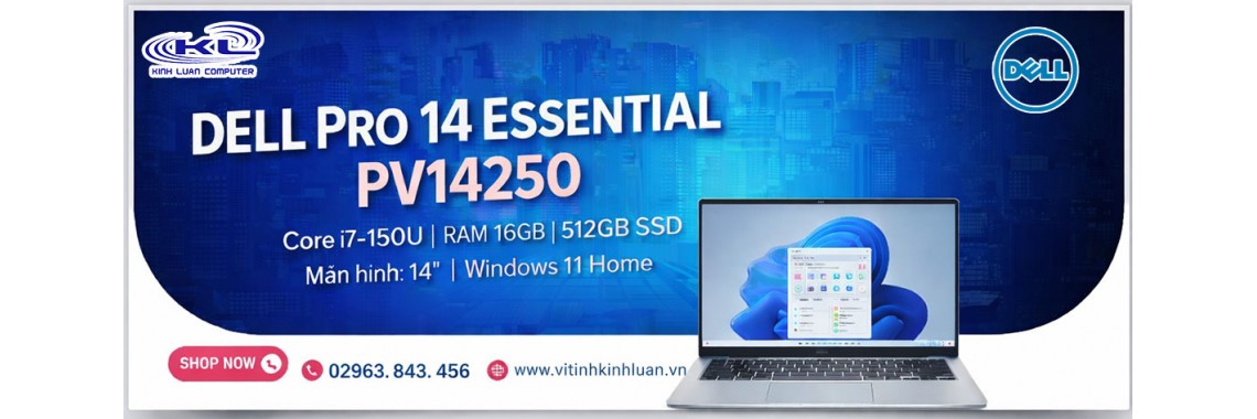 laptop dell p14250 core 7 